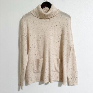 Loft Soft Knit Speckled Turtleneck Sweater